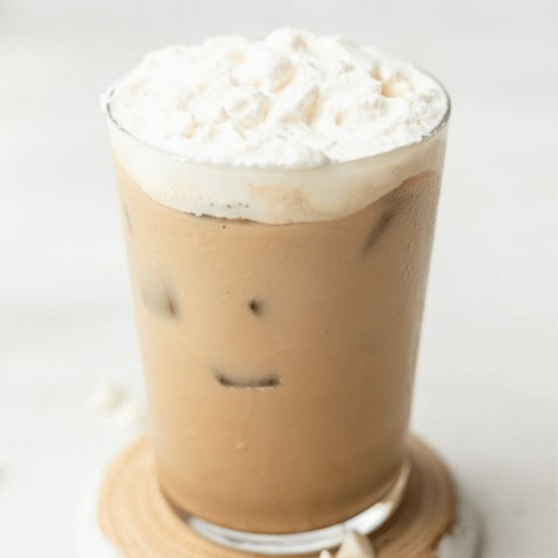 WHITE MOCHA LATTE — ICED LATTE